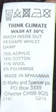 Marks and Spencer Men's Purple XL Pullover Jumper