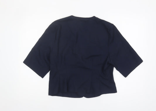 St Michael Women's Blue Tuxedo Size 16 Two-Piece Suit