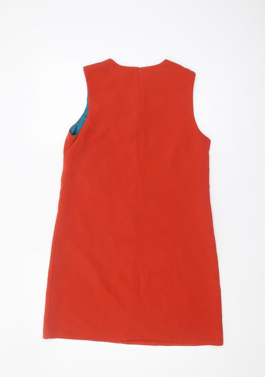 ASOS Women's Colourblock Shift Dress, Size 10