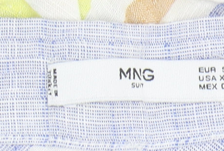 MNG Women's Multicoloured Striped Skirt Size 10