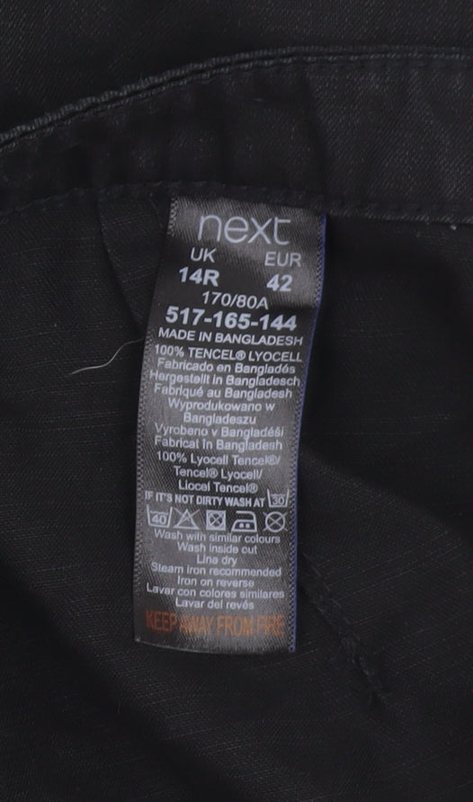 Next Women's Black Wrap Skirt Size 14