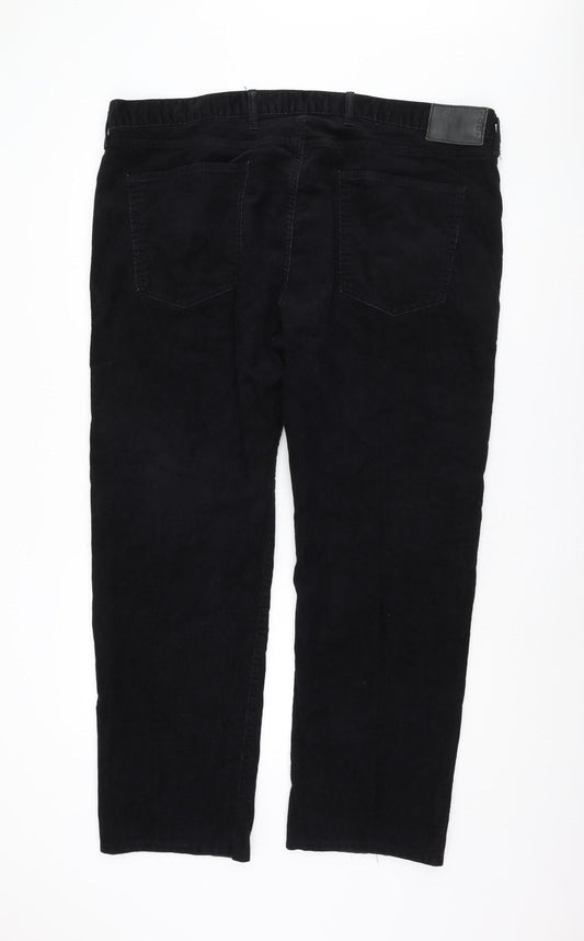 Marks and Spencer Men's Black Corduroy Trousers