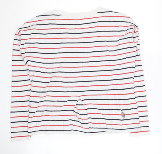 Gap Women's Multicoloured Striped Pullover Jumper S