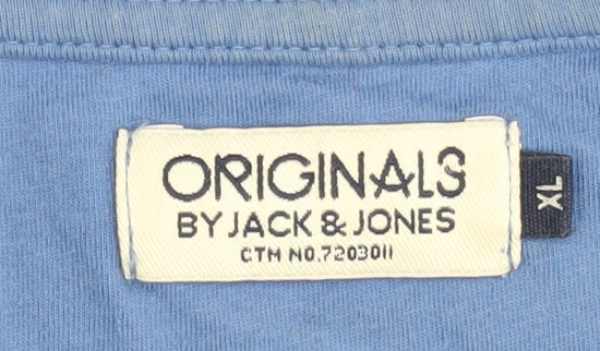 Mens UK Size XL JACK & JONES Blue T-Shirt