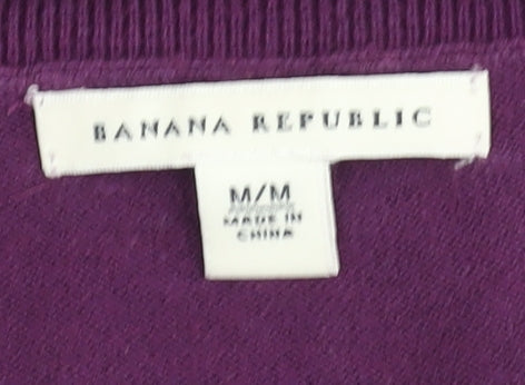 Banana Republic Women's Purple Cardigan V-Neck M