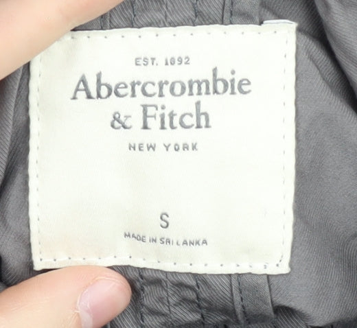 Abercrombie & Fitch Men's Grey Parka Jacket S
