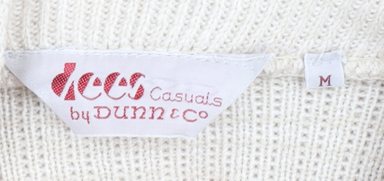 Mens UK Size M Dunn & Co Ivory Basic Jacket