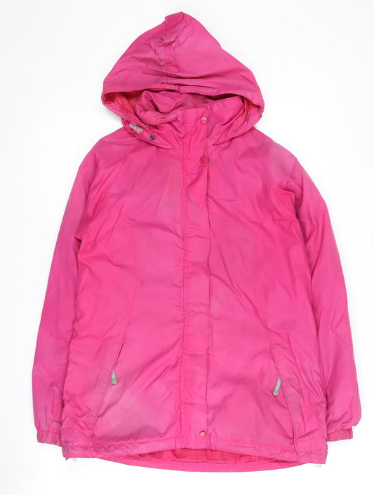 Womens UK Size 10 Regatta Pink Rain Coat