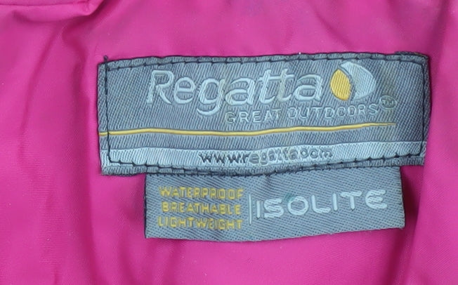 Womens UK Size 10 Regatta Pink Rain Coat