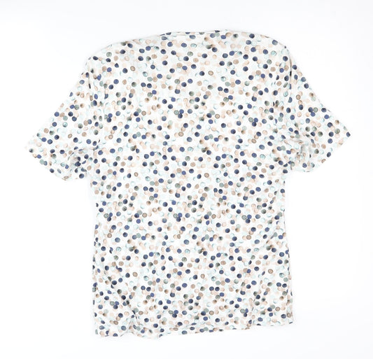 Womens UK Size 10 Eastex Multicoloured Basic Blouse