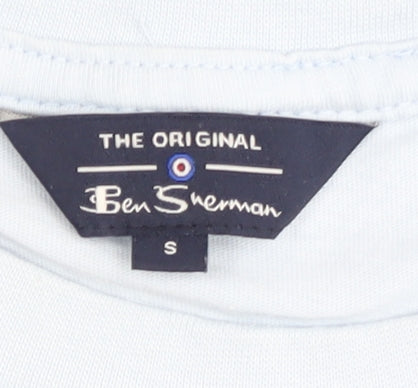 Mens UK Size S Ben Sherman Blue T-Shirt