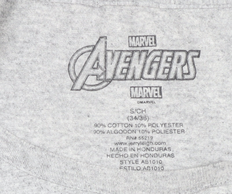 Marvel Avengers Grey Graphic T-Shirt Men S