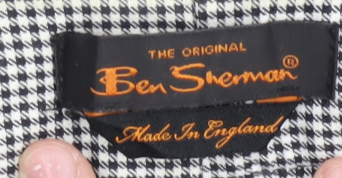 Ben Sherman Men's XS Black Check Shorts