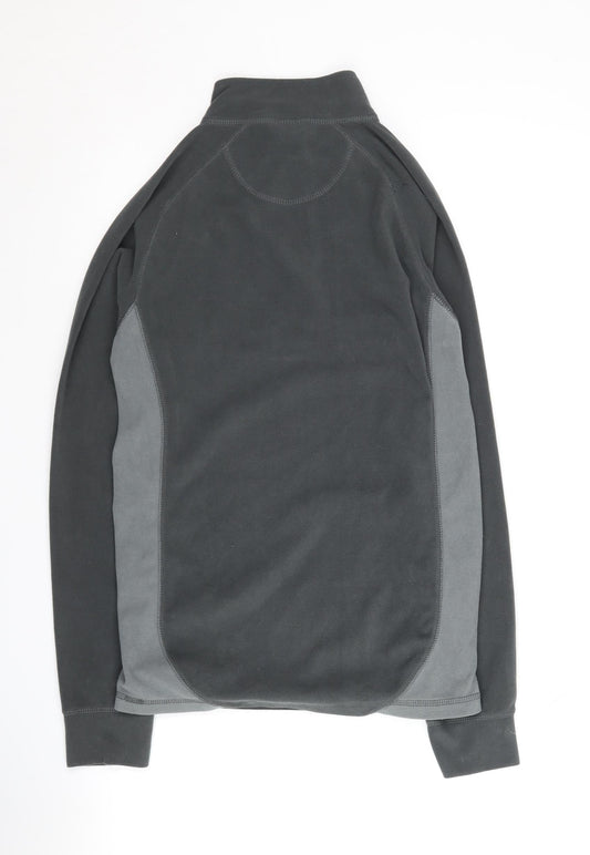 Trespass Men's Black Pullover Sweatshirt, Size S, 1/4 Zip