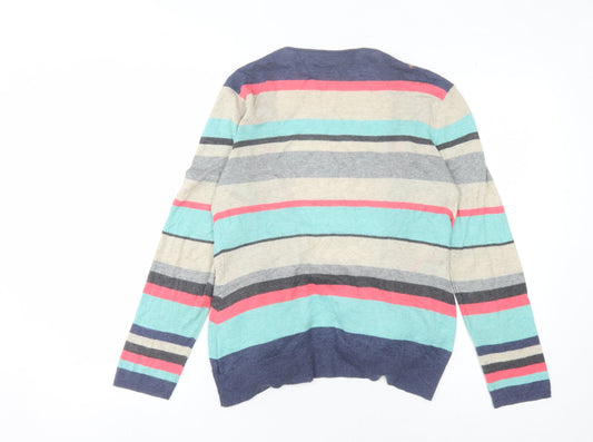 Womens UK Size M Wallis Multicoloured Cardigan Jumper