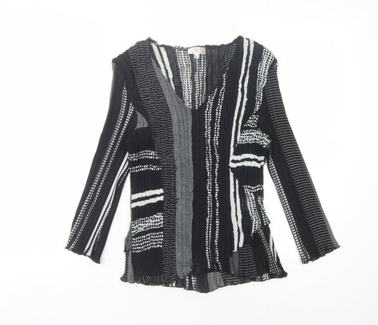 Womens UK Size M CC Black Basic Blouse