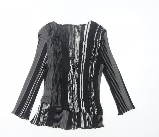 Womens UK Size M CC Black Basic Blouse