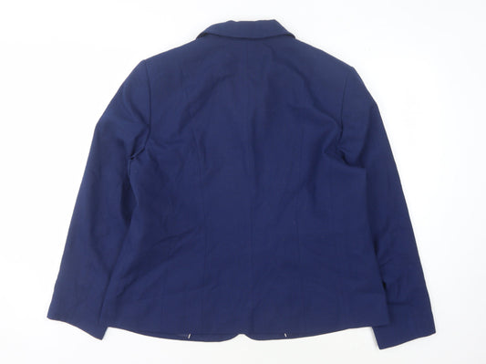 Eastex Women's Blue Blazer, Size 18, Long Sleeve