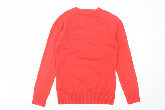 French Connection Red Men's Small Pullover Jumper
