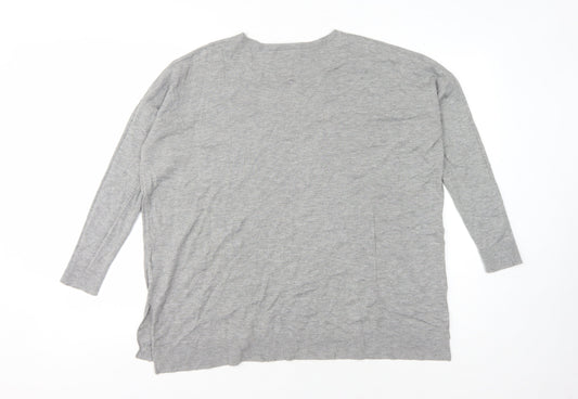 Womens UK Size XS Polo Ralph Lauren Grey Pullover Jumper