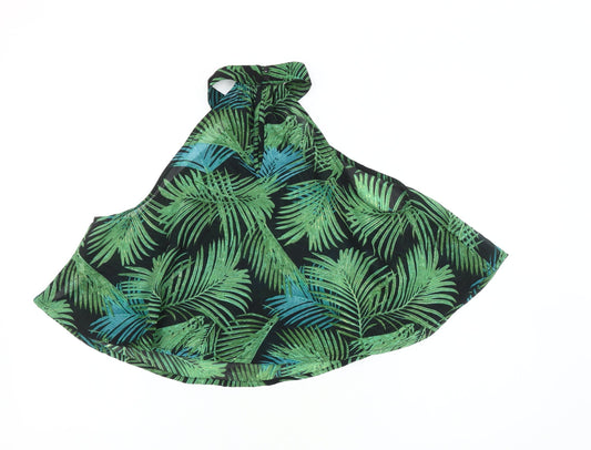 Boohoo Women's Sleeveless Blouse Halter Neck L