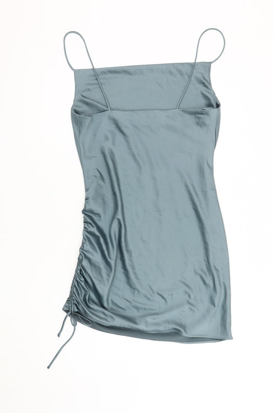 Topshop Women's Blue Slip Dress 10