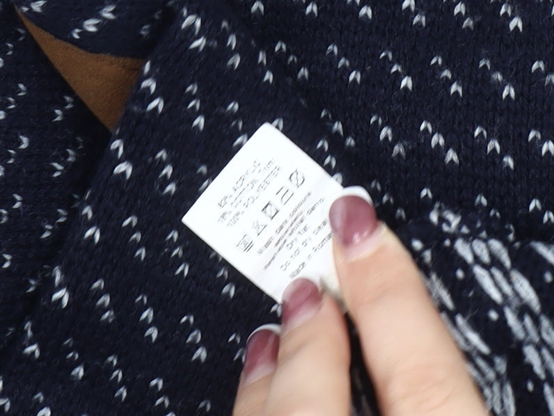 River Island Men's Blue Medium Pullover Jumper