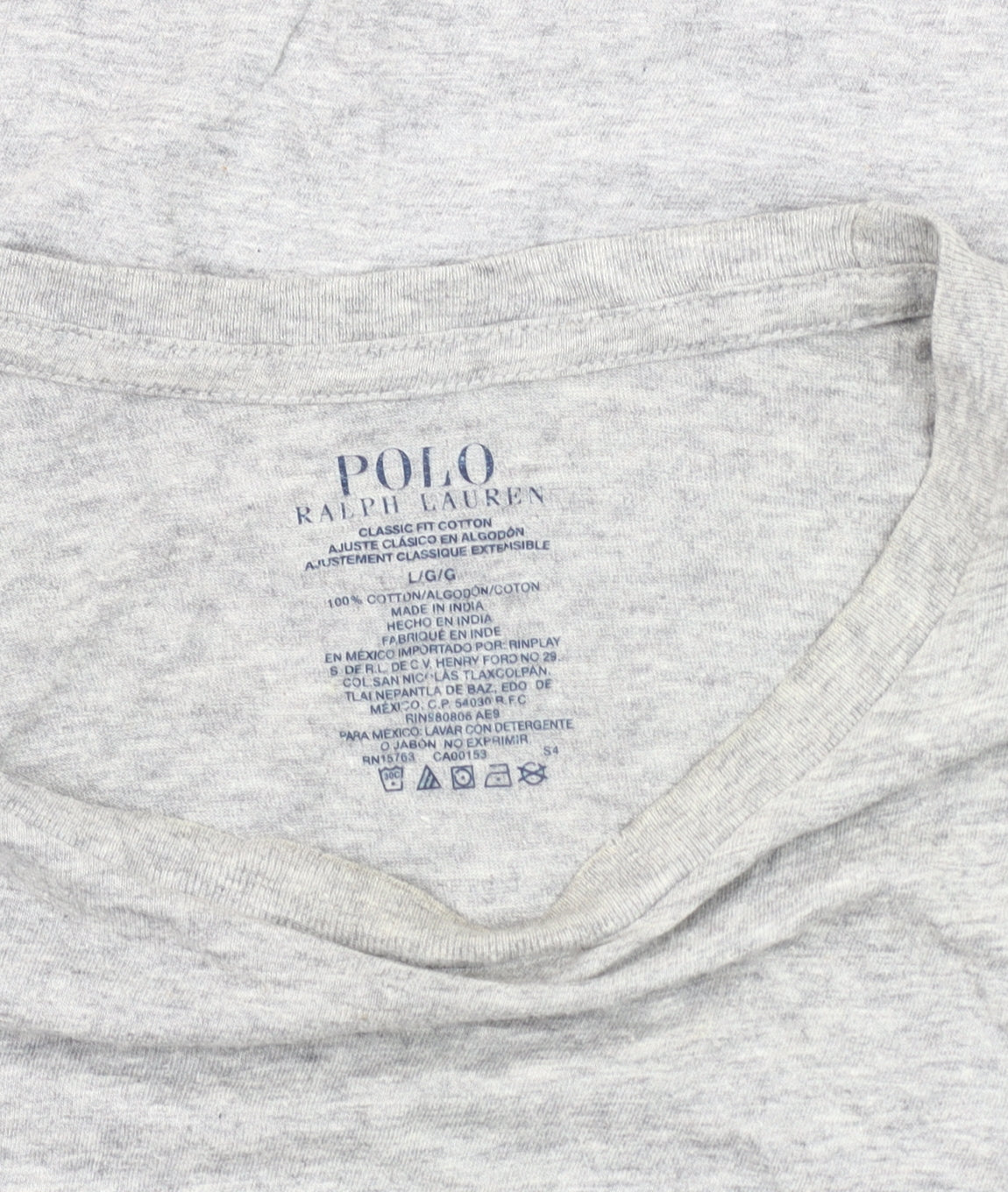Polo Ralph Lauren Men's Grey Classic Fit T-Shirt L
