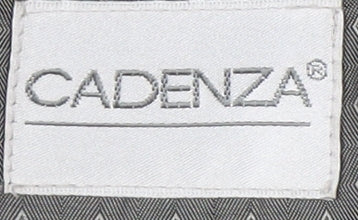 Cadenza Women's Black Pinstripe Suit Jacket, Size 16
