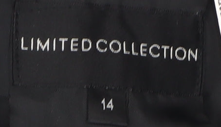 Marks & Spencer Women's Blue Mid-Length Coat, Size 14