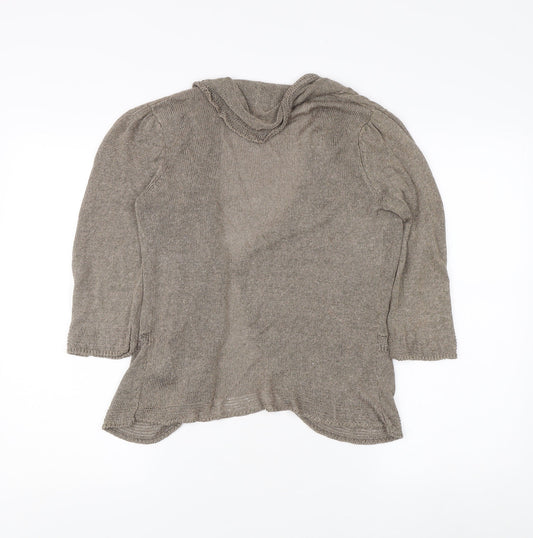 Womens UK Size L Mexx Beige Cardigan Jumper