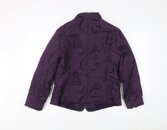 Alexon Purple Women's Puffer Jacket Size 14