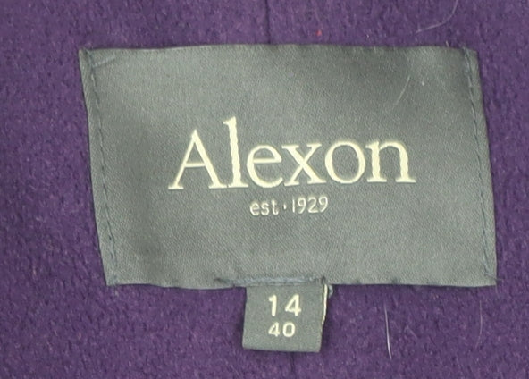 Alexon Purple Women's Puffer Jacket Size 14