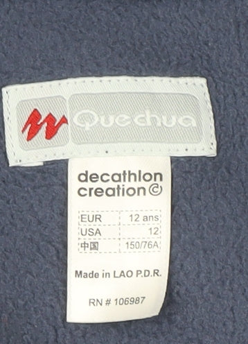 Quechua Teens Blue Pullover Sweatshirt Size 12