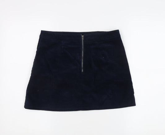 BDG Women's Blue Corduroy Skirt, M, Casual Style