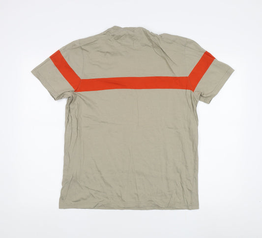Womens UK Size L Ted Baker Beige Basic T-Shirt