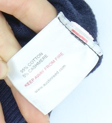 Austin Reed Men’s Blue Crew Neck Pullover Medium