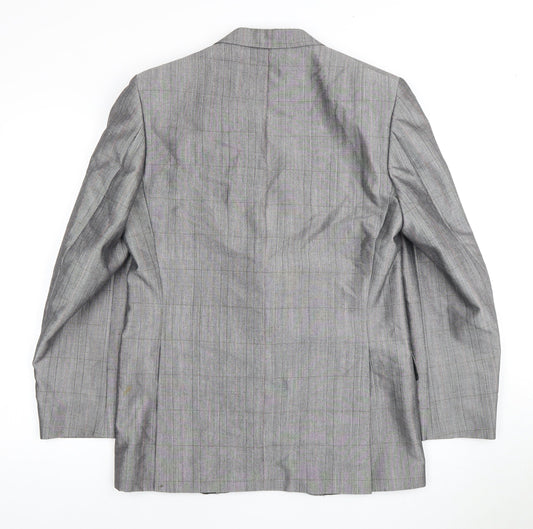 Mens UK Size 38 Chatsworth Regular Grey Suit Jacket