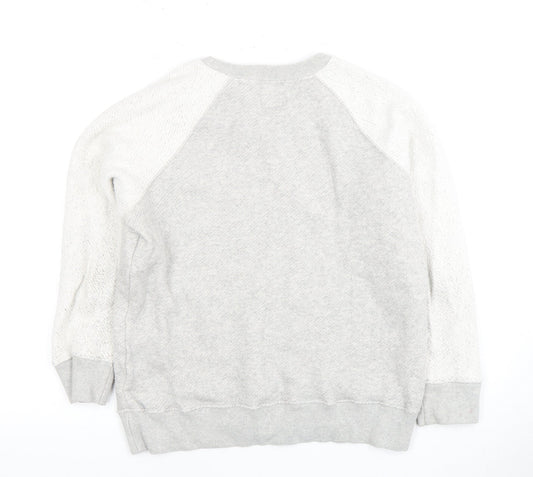 Womens UK Size 12 Jack Wills Grey Pullover Sweatshirt