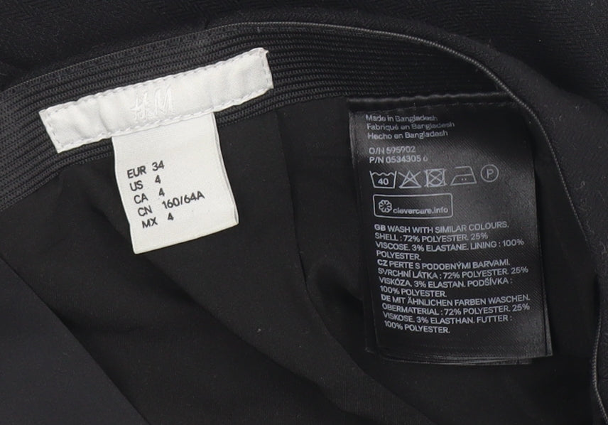 H&M Women's Black Pencil Skirt Size 6 Workwear