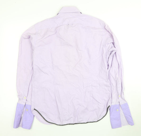 PS Paul Smith Men's Purple Slim Fit Dress Shirt