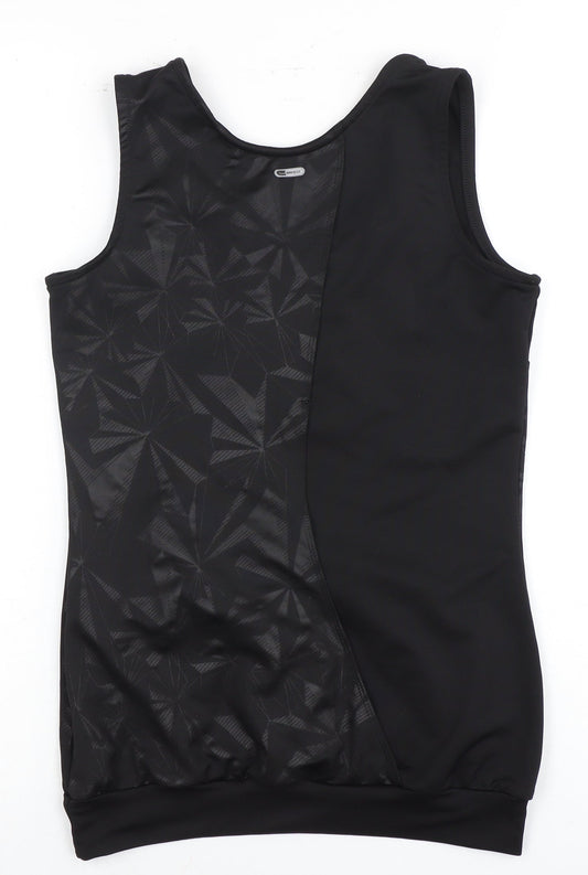 Puma Women's Black Tank Top - Size 10, Stretch