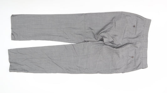New Simon Grey Trousers for Men Size 38R Formal Wear