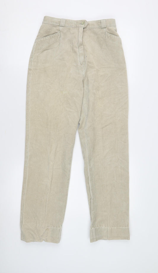 Womens UK Size 14 St Michael Regular Fit Beige Trousers