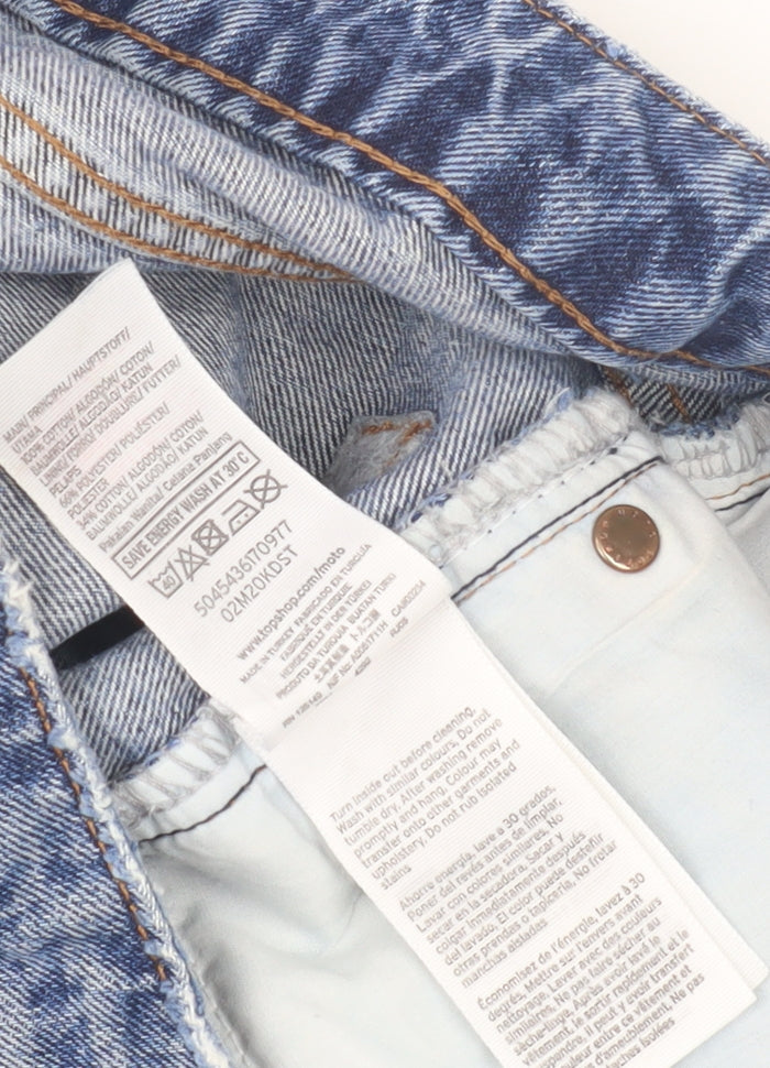 Topshop Blue Mom Jeans - Women's Size 10 Relaxed Fit