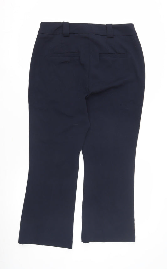 Womens UK Size 14 NEXT Regular Fit Workwear Business Blue Trousers