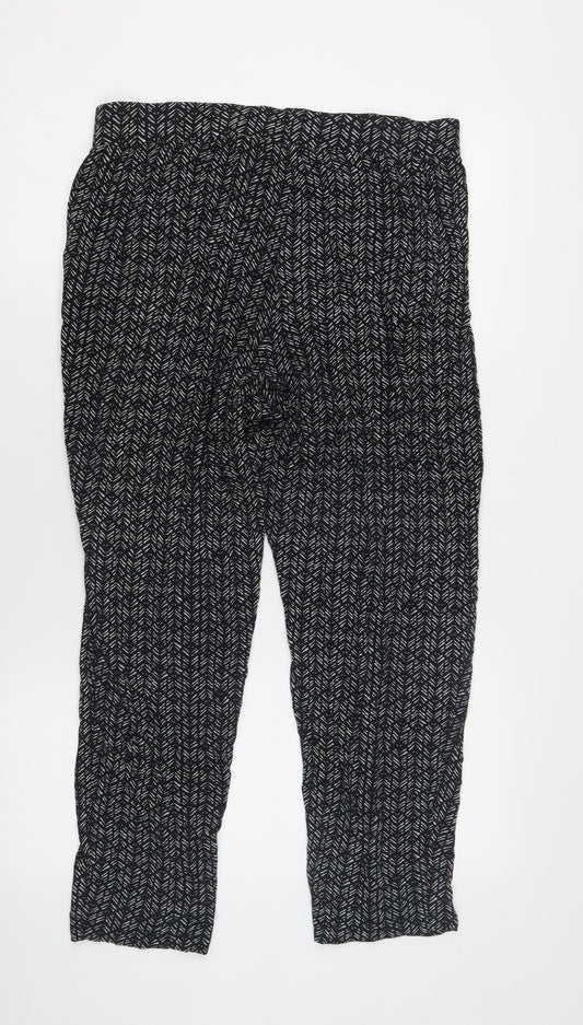 Womens UK Size 14 Marks and Spencer Black Trousers