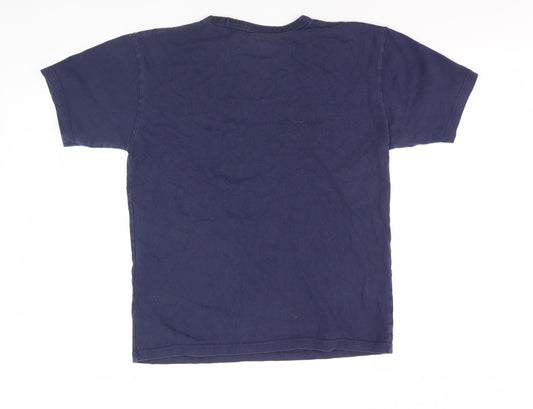 Tommy Jeans Men’s Blue XS Crew Neck T-Shirt Logo