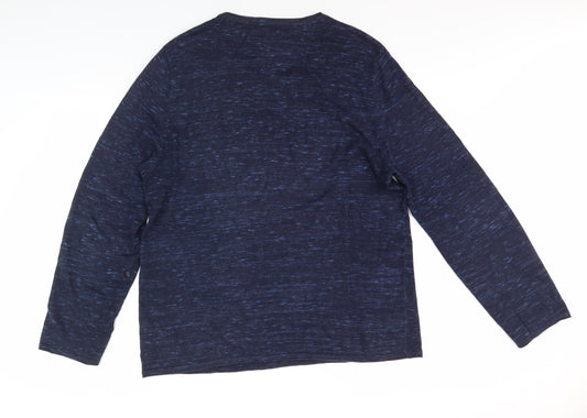 FatFace Men's Blue Large Pullover Jumper