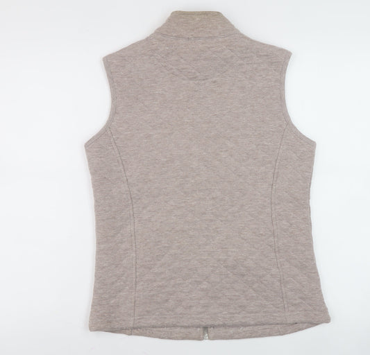 Womens UK Size 10 DASH Beige Gilet
